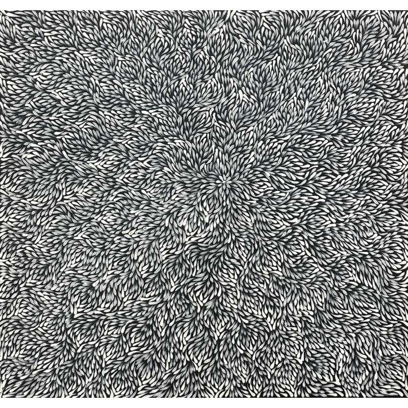 Belinda Golder Kngwarreye, “Bush Medicine Leaves”, Acrylic on Canvas, 92x87cm, NG7885