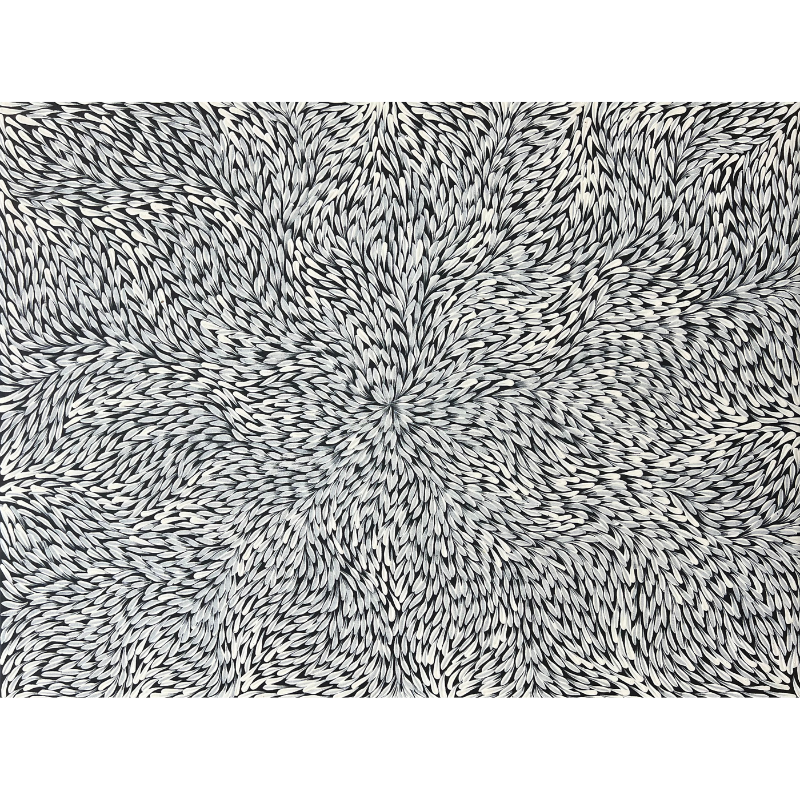 Rosemary Petyarre (Pitjara), "Bush Yam, Medicine Leaf”, Acrylic on Canvas, 95x72cm, NG7897