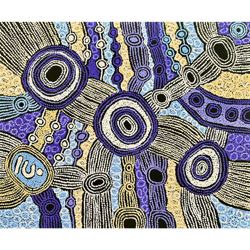 Clarise Tunkin, "Minma Marlilu Tjukurrpa", Acrylic on Canvas, 91x76cm, NG7910