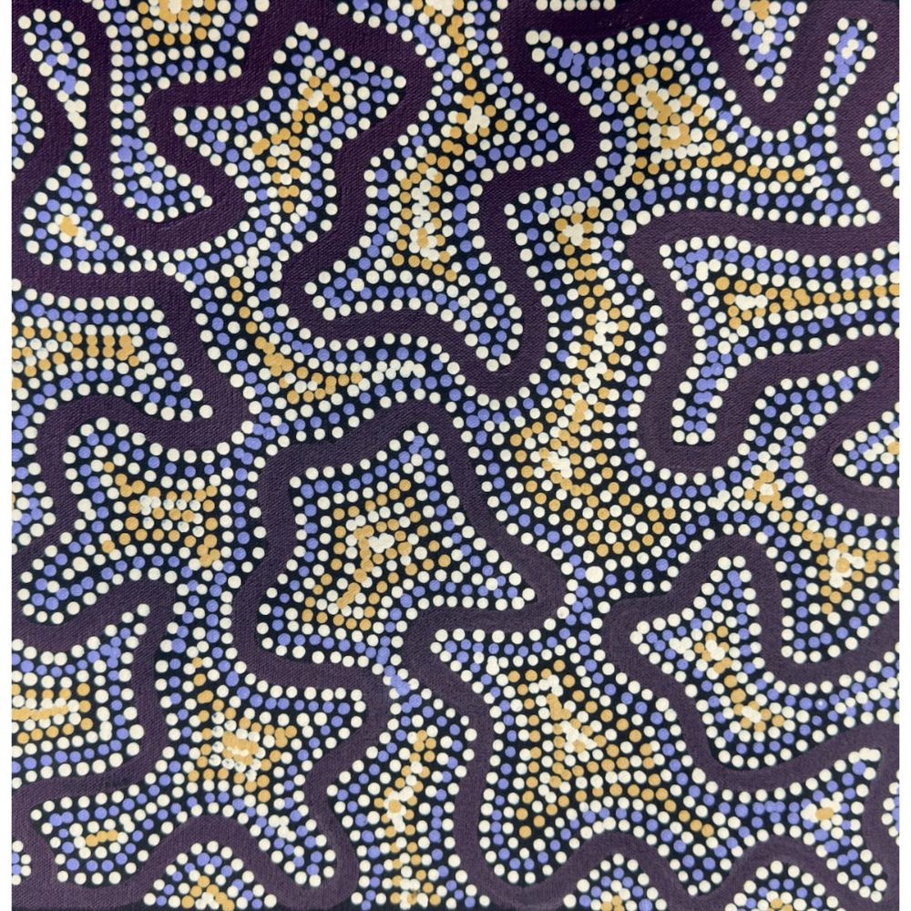 Kelly Nungarrayi Tex, "Water", Acrylic on Canvas, 30x30cm, NG7937