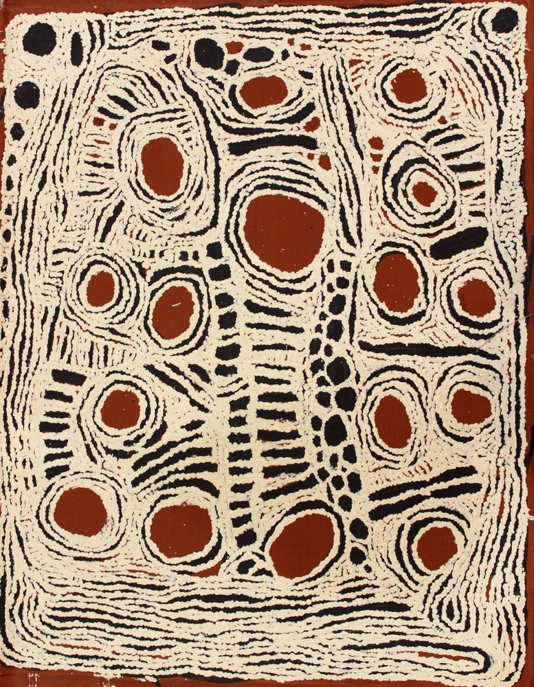 Nyurapayia Nampitjinpa (aka Mrs Bennett), "Pilkati/Wanampi", Acrylic on Linen, 71x56cm, NG3011