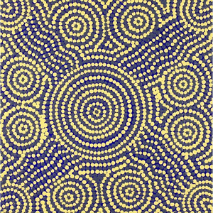 
                
                    Load image into Gallery viewer, Lizzie Nungarrayi Spencer, &amp;quot;Ngapa Jukurrpa (Water Dreaming) - Pirlinyarnu”, Acrylic on Linen, 30x30cm, NG6888
                
            