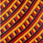 Verona Nungarrayi Jurrah, "Ngatijirri Jukurrpa (Budgerigar Dreaming)”, Acrylic on Linen, 30x30cm, NG6894