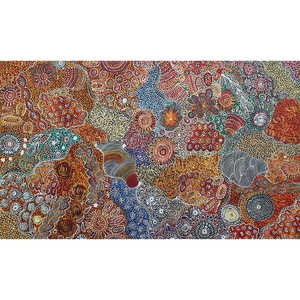 
                
                    Load image into Gallery viewer, Janet Golder Kngwarreye, “My Country”, Acrylic on Canvas, 152x91cm, NG7037
                
            