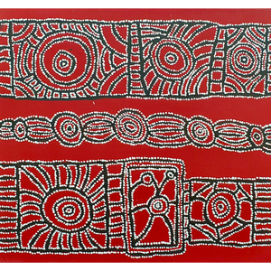 Mary Brown Napangardi, "Women's Ceremony", Acrylic on Linen, 71x66cm, NG6168