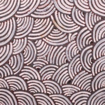 Marsha Nangala Williams, “Warna Jukurrpa (Snake Dreaming)”, Acrylic on Linen, 30x30cm, NG7185