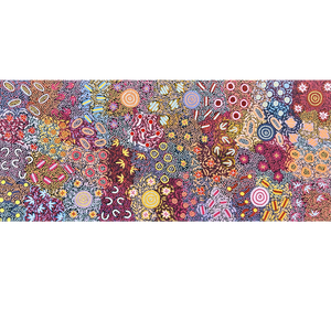 
                
                    Load image into Gallery viewer, Michelle Possum Nungurrayi, &amp;quot;Grandmother&amp;#39;s Country&amp;quot;, Acrylic on Canvas, 200x85cm, NG7159
                
            