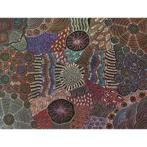 
                
                    Load image into Gallery viewer, Naomi Pula Price, &amp;quot;Bush Yam, My Mother&amp;#39;s Country&amp;quot;, Acrylic on Canvas, 122x91cm, NG7271
                
            