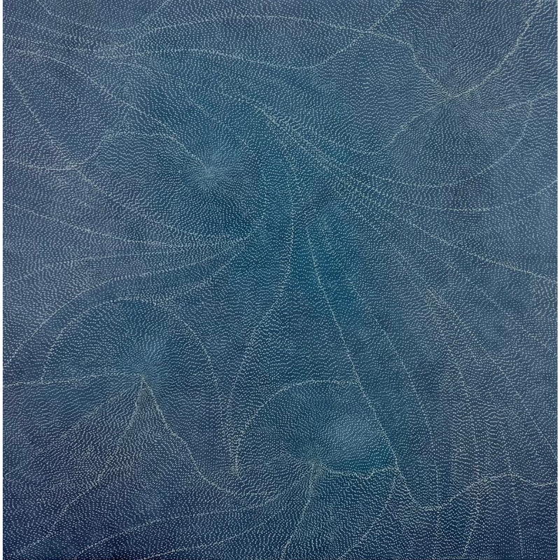 Sarrita King, "Earth Elements", Acrylic on Linen, 90x90cm, NG7280