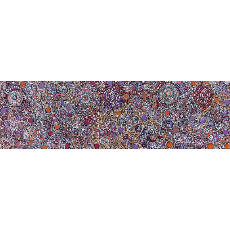 Belinda Golder Kngwarreye, “My Country”, Acrylic on Canvas, 151x46cm, NG7252