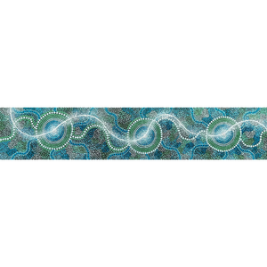 
                
                    Load image into Gallery viewer, Davinder Hart, &amp;quot;Mother Earth, Father Biami, Ancestors&amp;quot;, Acrylic on Canvas, 150x30cm, NG7318
                
            