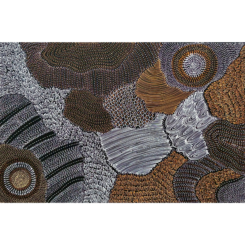 Freda Price Pitjara (Petyarre), “My Country”, Acrylic on Canvas, 91x61cm, NG7300